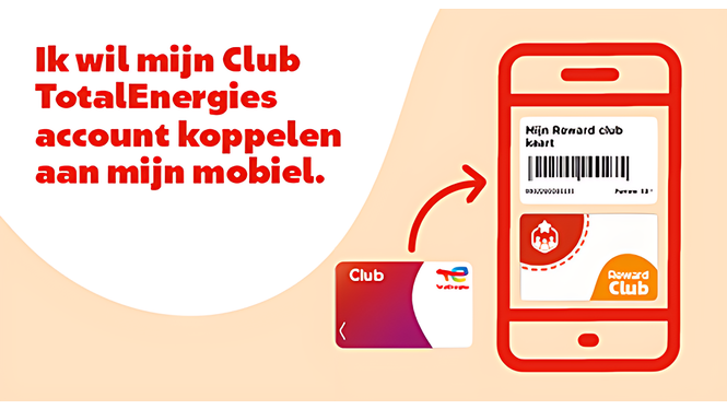 TE kaart koppelen aan Reward Club