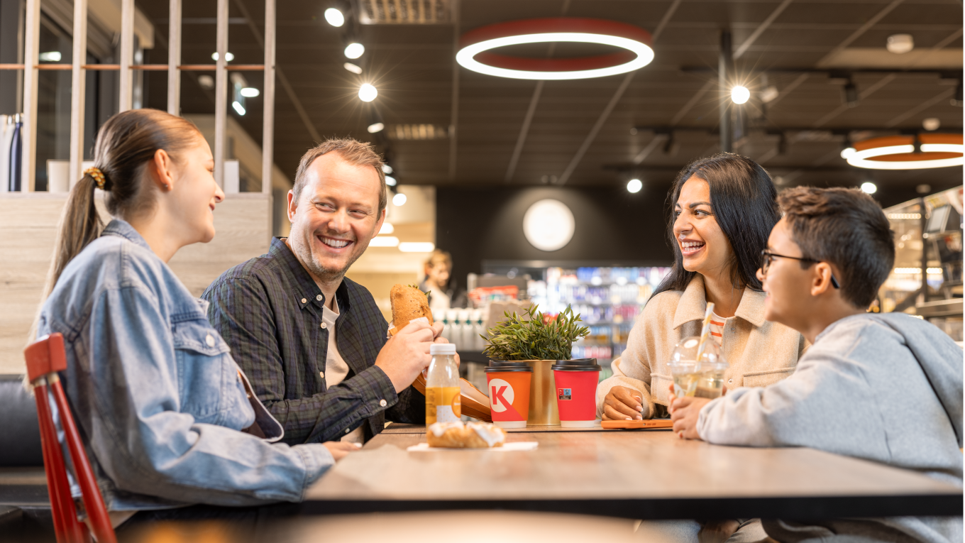 familie in store